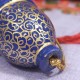 Cloche Noel Cachemire en papier maché