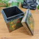 Boîte Cube en papier mâché artisanat Cachemire