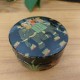Boîte ronde en papier mâché artisanat Cachemire