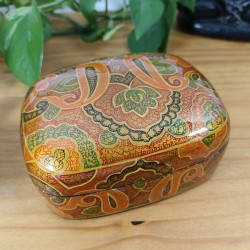 Boîte Papier maché artisanat Cachemire Moghol