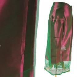 Jupe Porte-feuille Voile & Satin Taille Unique