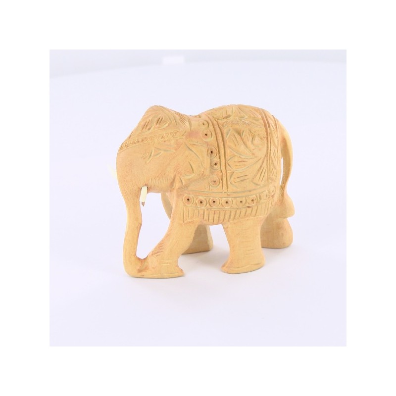 Statue indienneEléphant trompe en bas 6cm Boutique Indienne