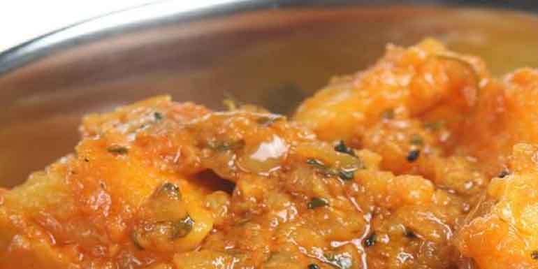 Curry Indien Pommes de terre et Tomates (Vegan)